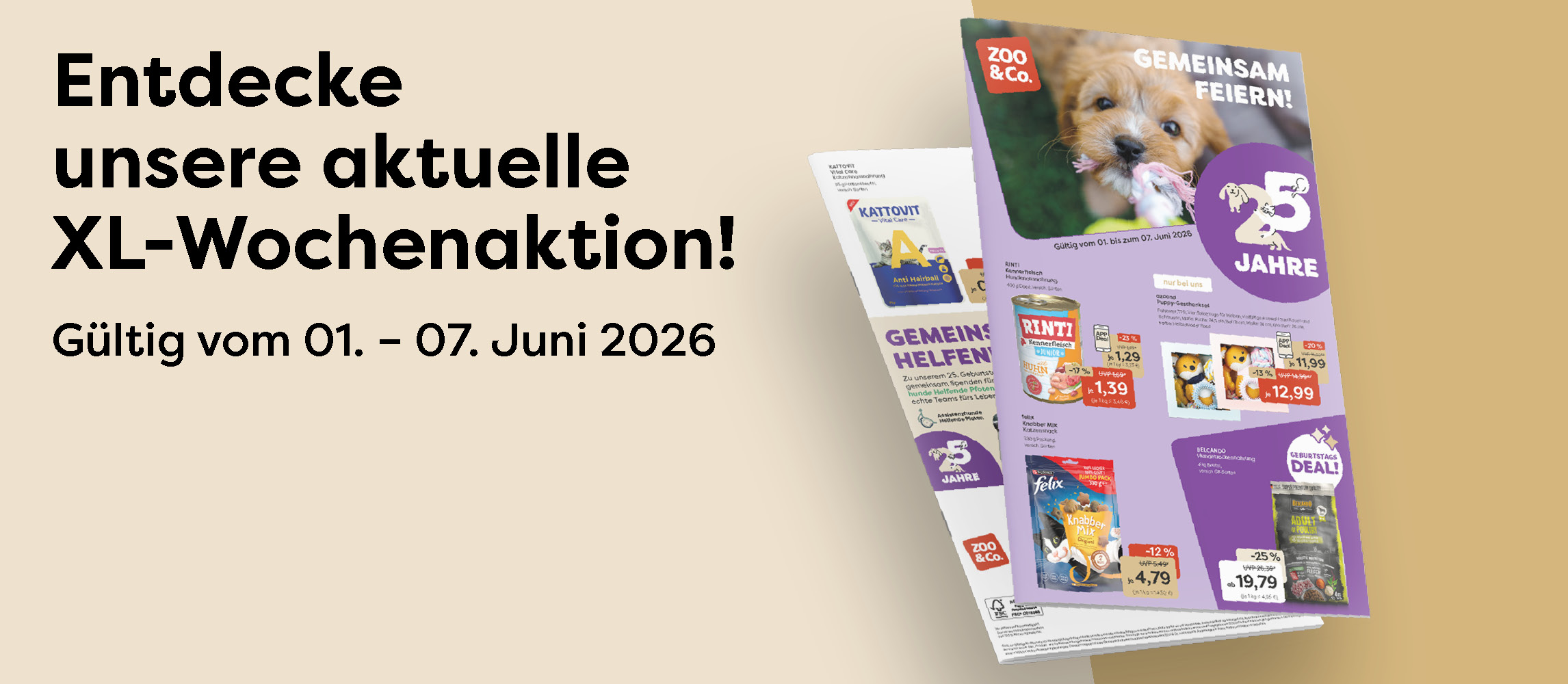 Entdecke unsere aktuelle XL-Wochenaktion!